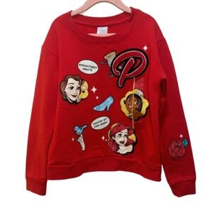 Disney 100 Princess Retro Reimagined Patch Fleece
Pullover Sweatshirt XS